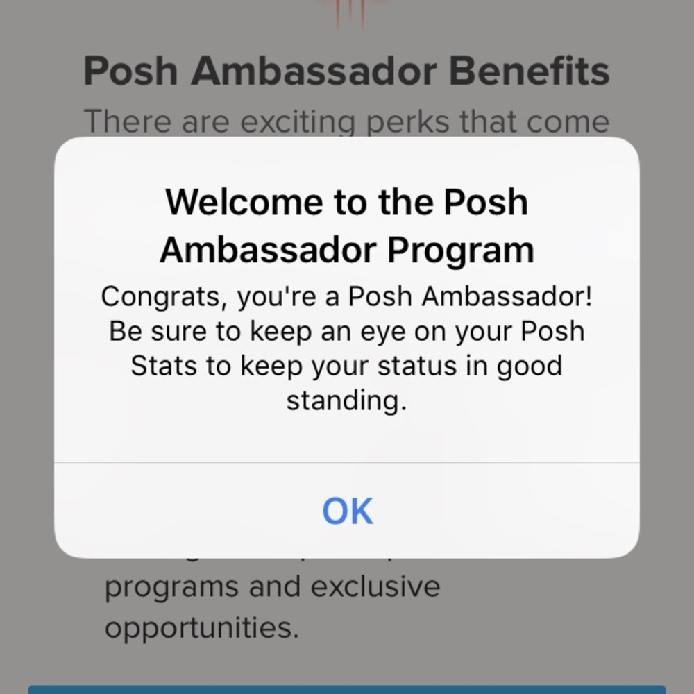 I’m a posh ambassador!!😊